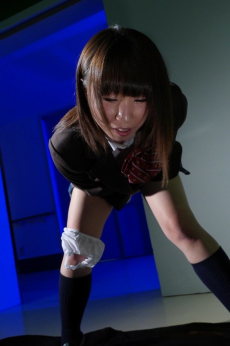 Japanese nun Kai Miharu getting fucked by a horny stranger in public